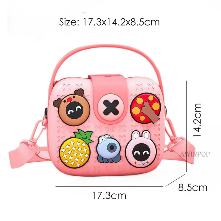 Fashion Girls Mini Handbag Sweet Pink Bags Small Crossbody Bag Boys Satchel Shoulder Bag and Purse Princess Luxury Designer Tote Walmart