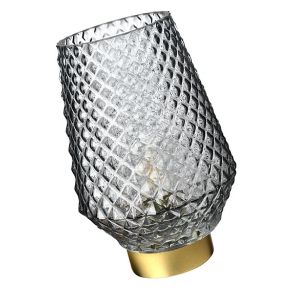 Fashion Glass Faceted Lamp Portable Lighting Solution Home Decoration Desk Lamp