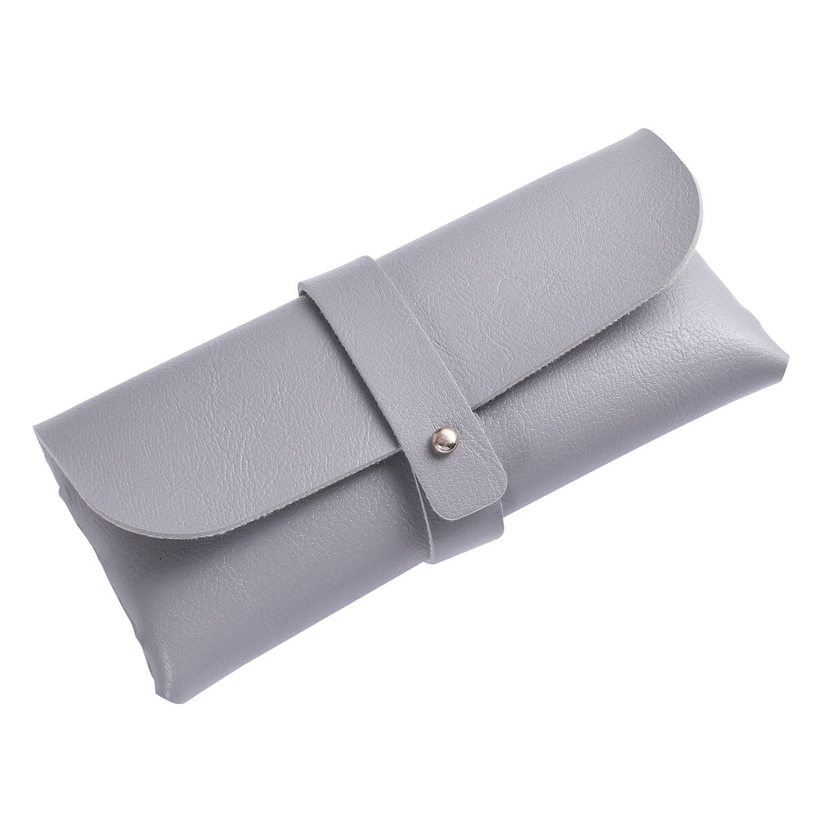 Fashion Glasses Case Buckle Clamshell PVC Leather Glasses Case Handmade