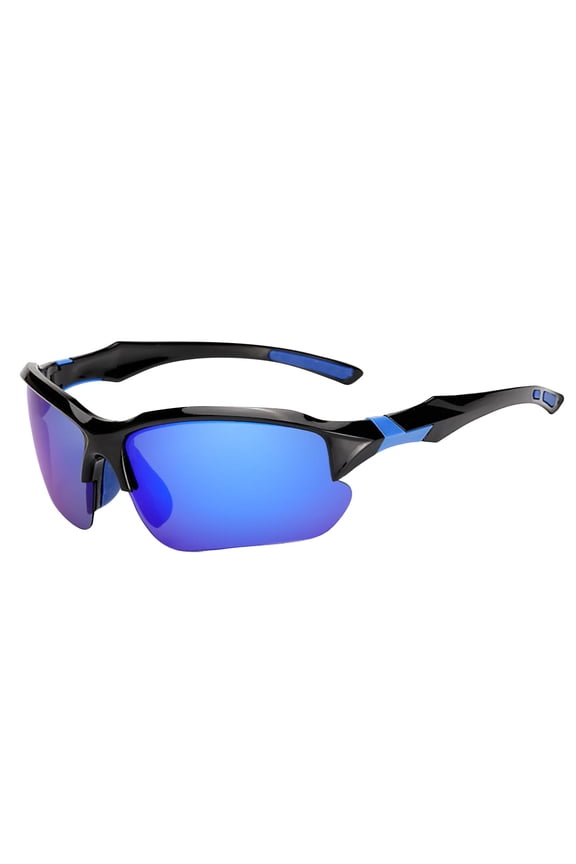 Fashion Glasses Pure To Large Frame Decorative Street Shot Lightweight Eyewear Unisex Accessory, Dark Blue