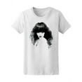 thumbnail image 1 of Fashion Goth Woman Portrait T-Shirt Women -Image by Shutterstock, Female XX-Large, 1 of 2