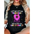 thumbnail image 1 of Fashion Graphic Tee,Tops Has Donut Design,Casual Round Neck Regular Fit T-shirts, Size(S-5XL), 1 of 5