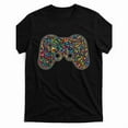 thumbnail image 1 of Fashion Graphic Tee,Tops Has Video Game Controller Pattern,Casual Round Neck Regular Fit T-shirts, Size(S-5XL), 1 of 5