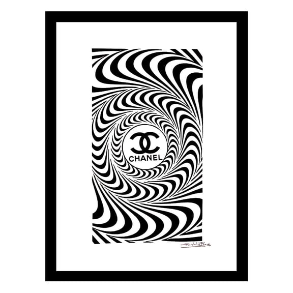 Fashion Groovy Design Framed Print