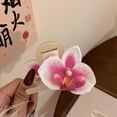 thumbnail image 1 of Fashion Hair Accessories Headwear Strong Grip Claw Clip Bow Flower Hair Clips Shark Clip Orchid Butterfly Hair Clip PINK&WHITE, 1 of 8