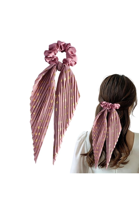 Fashion Hair Ties Ponytail Holders for Women Girls Material: fabric | Soft No Pull Scrunchies for Thin Hair Styling Accessories, Gentle Elastic Ponytail Holders for Women Girls, Perfect Thick Lon