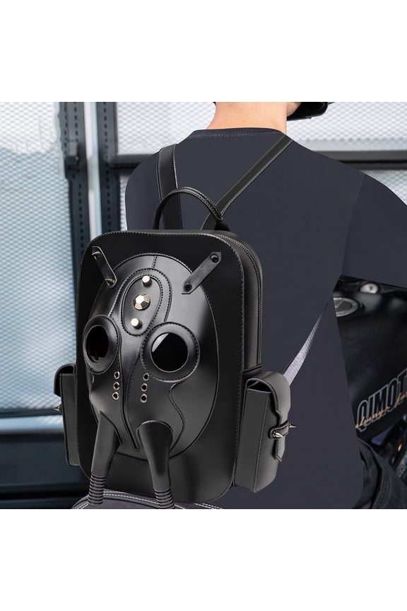 Fashion Halloween Skull Head Studded Backpack,FBG312BK