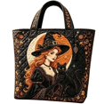 thumbnail image 1 of Fashion Halloween-ThemedQuilted Tote Bag, Large Capacity Lightweight Shoulder Handbag for Commute Travel Outdoor Daily Use, 1 of 3