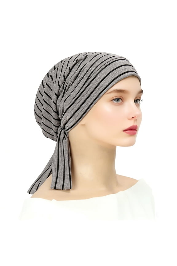 Fashion Headscarf Hat New Women Hat Flower Print Bandana Scarf Muslims Chemo Hat for Fashion Individuals