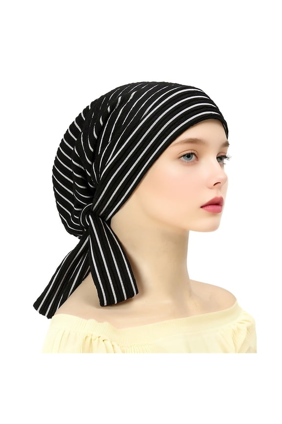 Fashion Headscarf Hat New Women Hat Flower Print Bandana Scarf Muslims Chemo Hat for Fashion Individuals