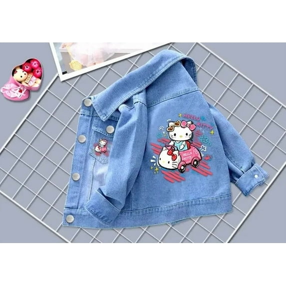Fashion Hello Kitty Kuromi Jacket Spring Autumn Outerwear Coats Gift
