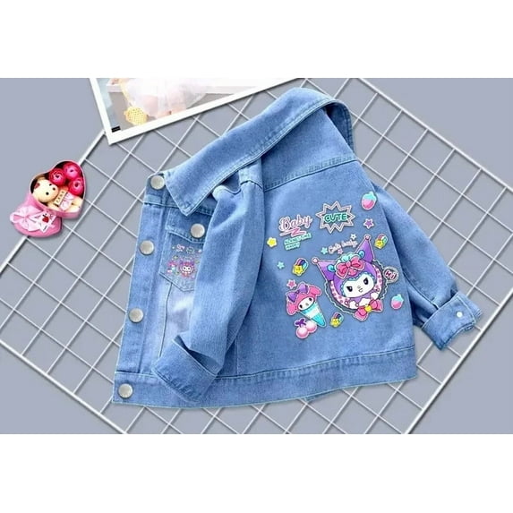 Fashion Hello Kitty Kuromi Jacket Spring Autumn Outerwear Coats Gift