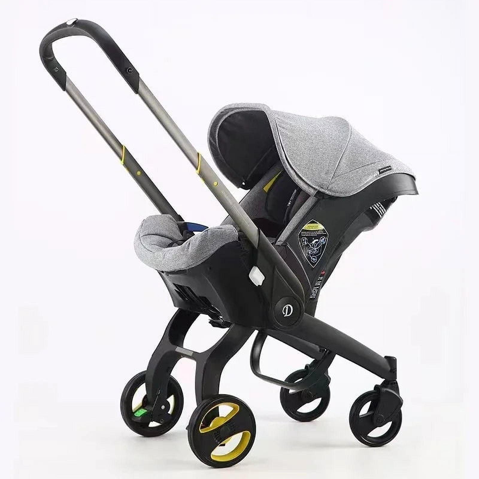 Fashion High View Baby Stroller Ergonomics Seat Bassinet for Newborn Portable Baby Pram One Hand to Recline Basket Pushchair Walmart
