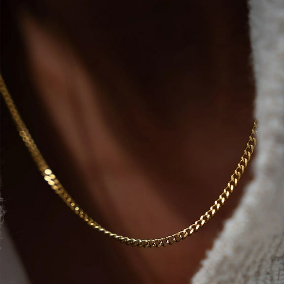 Fashion Hip Hop Style Cuban Link Chain Necklace
