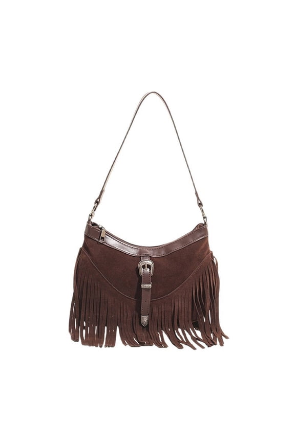 Fashion Hippie Western Cowgirl Purses Purses Fringe Hobos Bags for Women Faux Suedes Crossbody Bag tassels Shoulder Bag