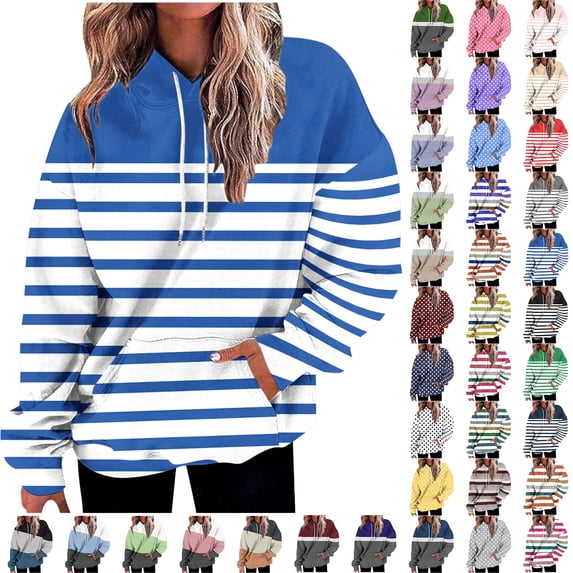 Fashion Hoodies for Women Pullover Plus Size Loose Fitting Long Sleeved Hoodie Sports Top