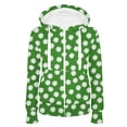 thumbnail image 1 of Fashion Hoodies for Womens Pullover Zip Up Plus Size Casual Hooded Slim Zipper Fleece Sweater Coat Presents for Women, 1 of 1