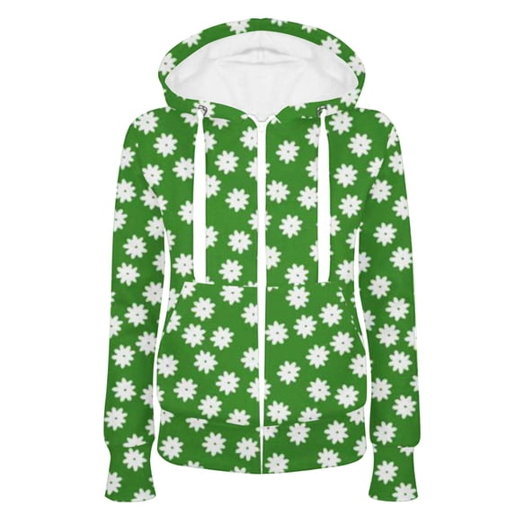 Fashion Hoodies for Womens Pullover Zip Up Plus Size Casual Hooded Slim Zipper Fleece Sweater Coat Presents for Women