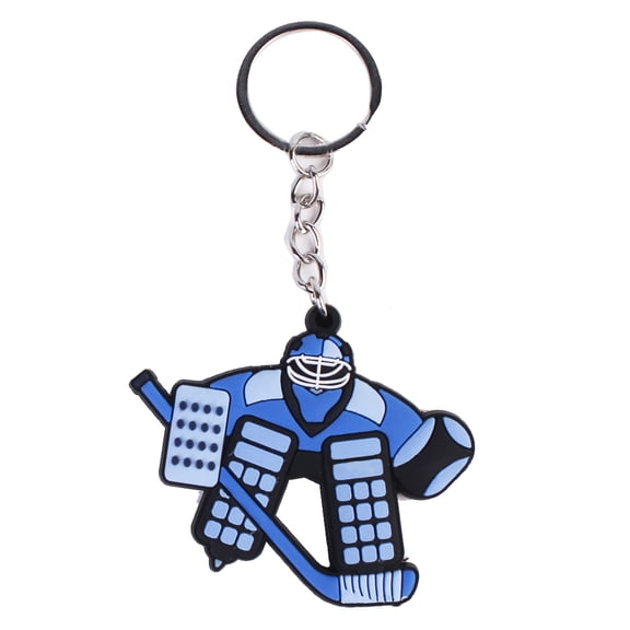 Fashion Ice Hockey Keyring Bag Charm Cartoon Winter Sports Pendant Keychains Car Keys Holder Handbag Decorations