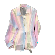 Fashion Ice Silk Thin Section Sunscreen Female Models Summer New Thin Ladies Sunscreen Clothing Chiffon Shirt Jacket Picture Color L