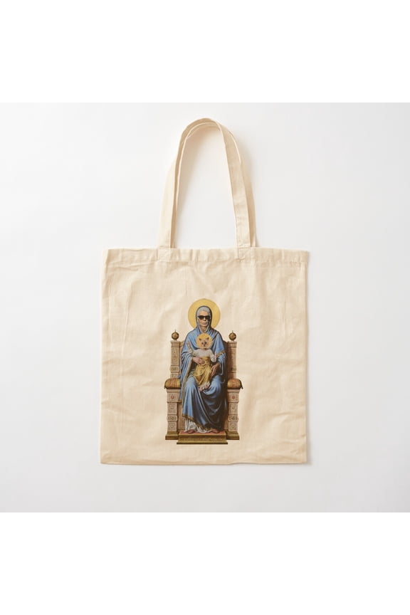 Fashion Icon Canvas Tote Bags, Reusable Shopping Bag