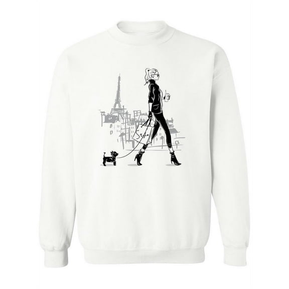 Fashion In Paris Sweatshirt Women -Image by Shutterstock, Female x-Large