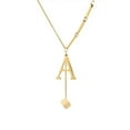 thumbnail image 1 of Fashion Initial Letter Necklace For Women 26 Letter Fade Drop Necklace Not P9L7, 1 of 9