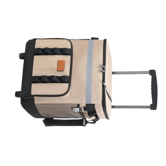 Fashion Insulated Rolling Coolers Bag Retractable Handle Wheel Durability Bag