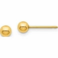 thumbnail image 1 of Fashion Inverness 24K Plated 4mm Ball Post Earrings (4 X 4) Made In United States 11e, 1 of 5