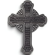 Fashion Irish Blessing Pewter Finish Wall Cross 6.25 X 4.5 Made In El Salvador gp1027