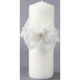 thumbnail image 1 of Fashion Jamie Lynn Delilah Collection White Pillar Candle (3 X 3) Made In China gm10968, 1 of 4
