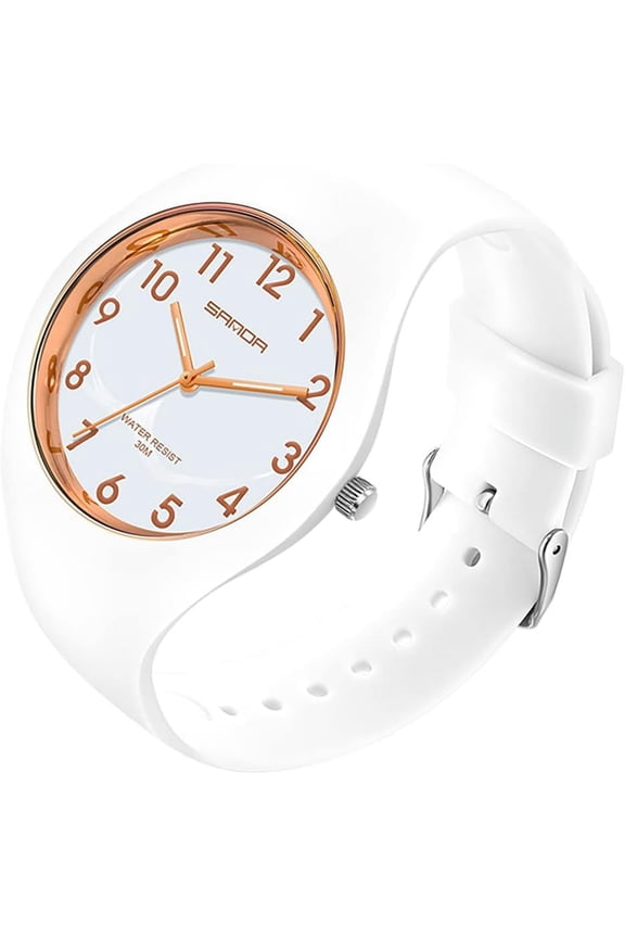 Fashion Jelly Series Sports Ladies Silicone Strap Electronic Quartz Waterproof Watch