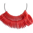 thumbnail image 1 of Fashion Jewellery Tools Ring Size Mandrel Stick Finger Gauge Ring Sizer Measuring Jewelry Tool Set - (Color: red), 1 of 5