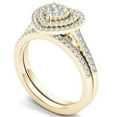 thumbnail image 1 of Fashion Jewelry, Elegant Bridal Zircon Wedding Ring, Hypoallergenic Comfort Fit Anniversary Gift for Women Size 5-11, Gold, 1 of 3