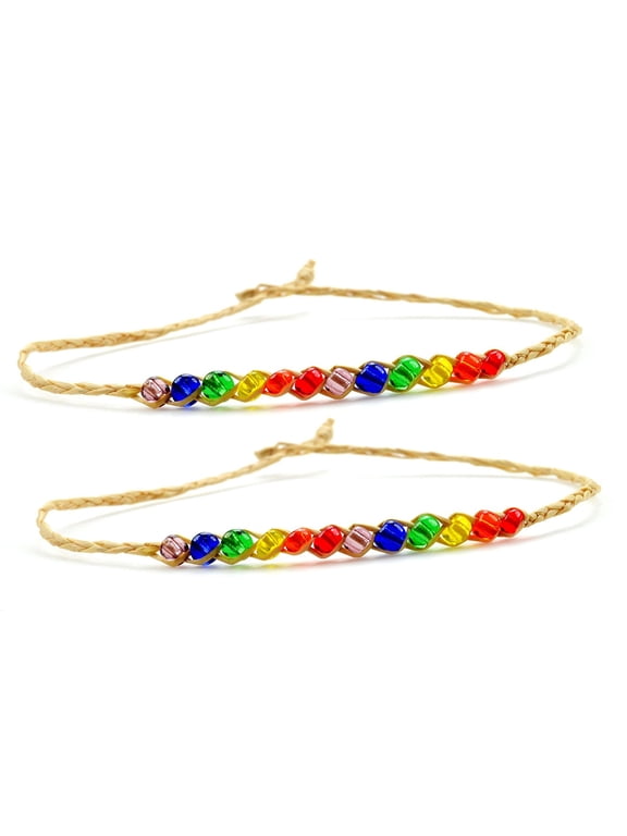 Turtle Style Rope Hemp Anklets