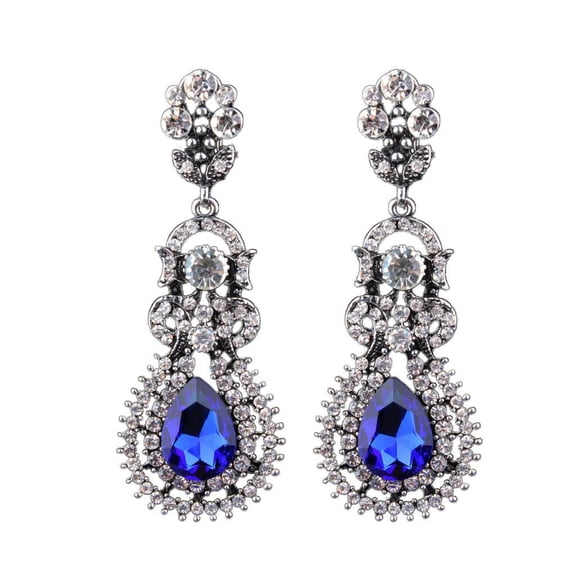 Fashion Jewelry Luxury Glitter Rhinestone Earrings Elegant Decorations
