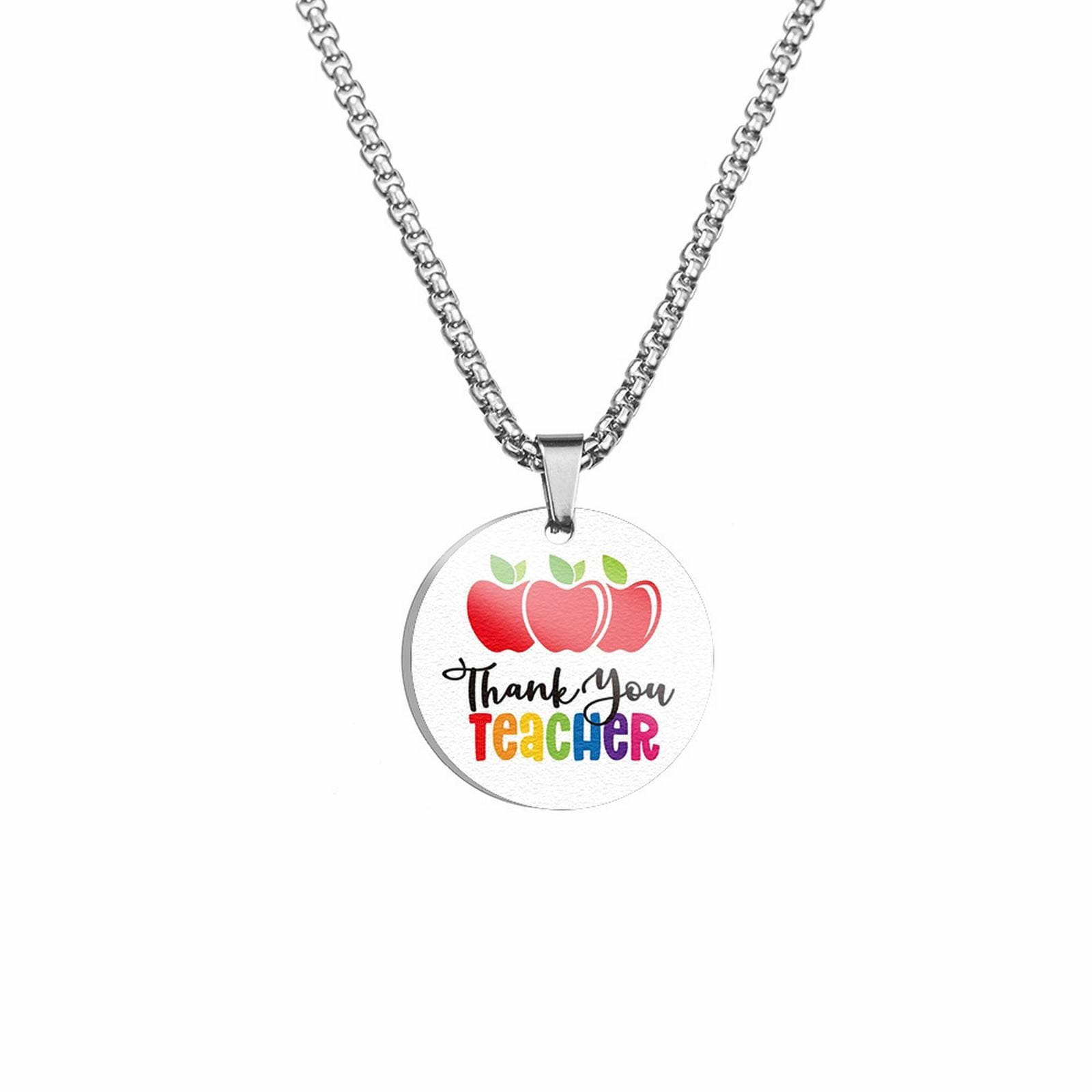 Fashion Jewelry Men Necklaces Teacher Appreciation Gifts Thank You