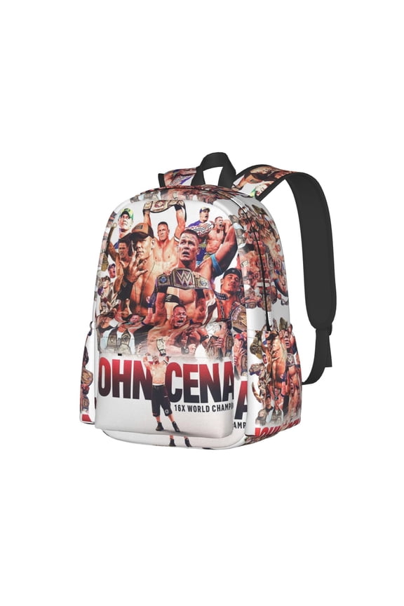 Fashion John Cena Strong Backpack High Quality Lightweight Large Capacity Bookbag Schoolbag Daypack Backpacks Shoulder Bag