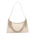 thumbnail image 1 of Fashion Joker ladies shoulder chain bag women's messenger bag - white, 1 of 6
