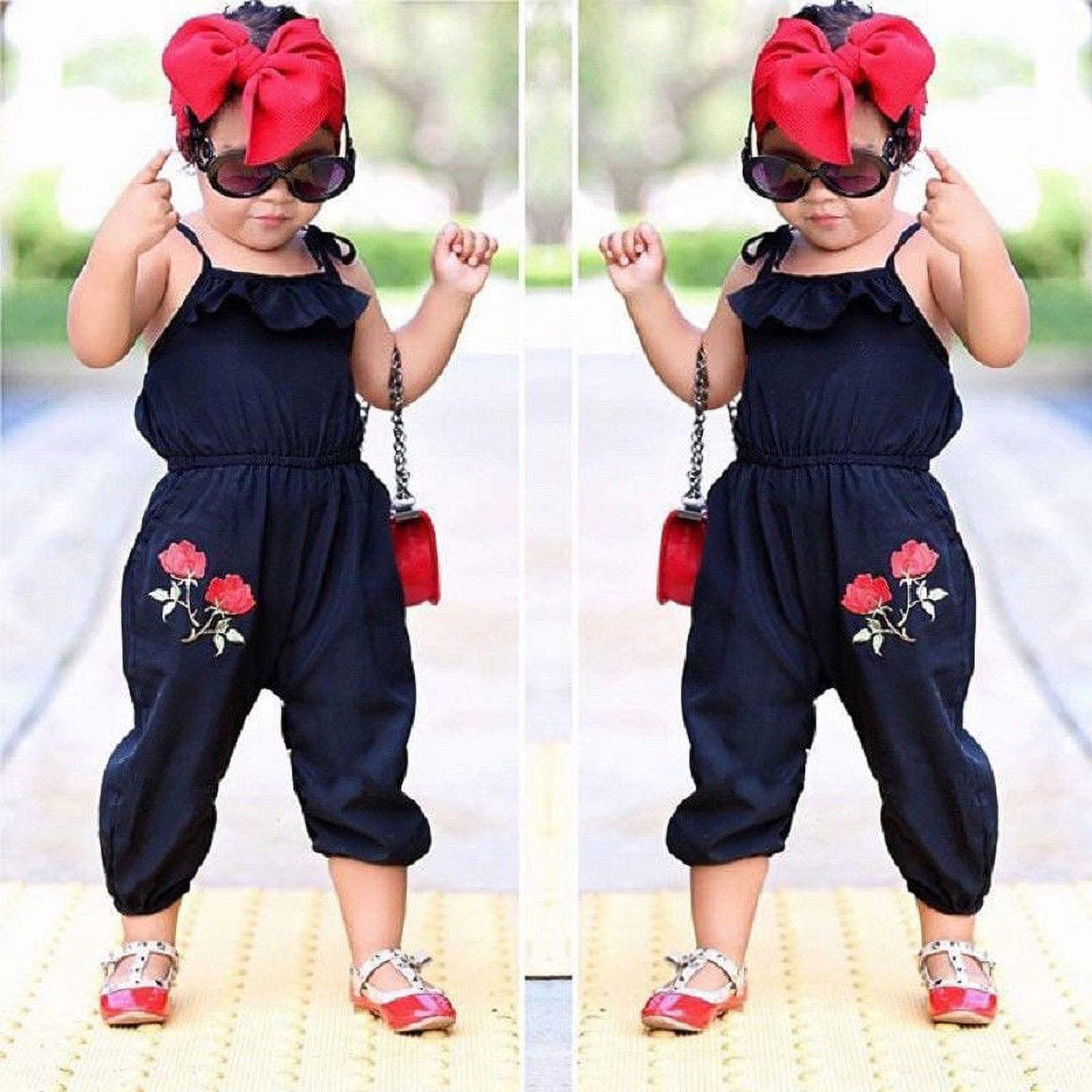 Kids Jumpsuits Girls Sunflower Rompers Children Flowers Floral Print  Jumpsuit Summer Fashion Boutique Baby Clothes From 9,25 € | DHgate