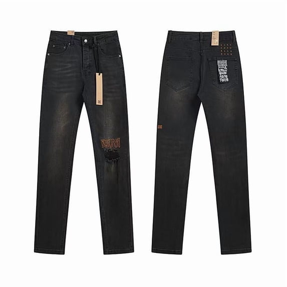 Fashion Ksubi Jeans Men's Premium Cool Vantage Cowboy Cut Straight Skinny Denim Pant