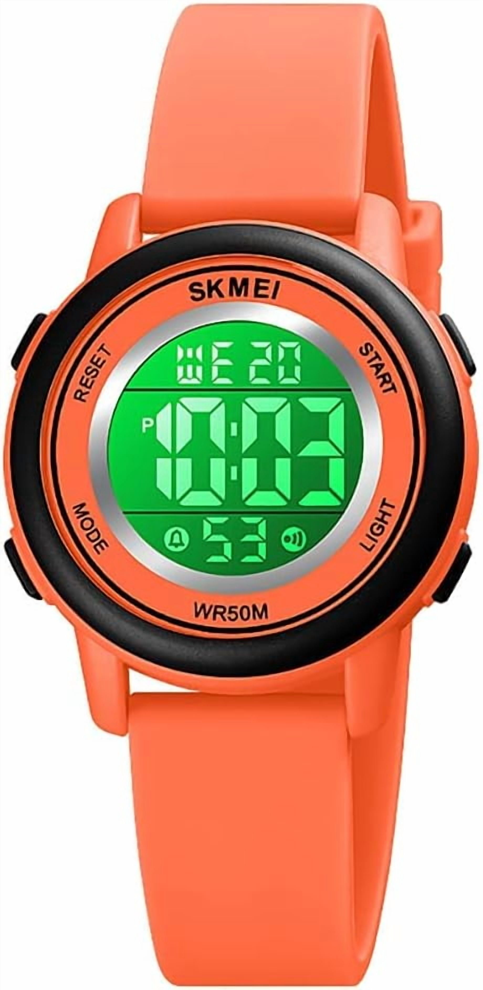 Fashion LED Light Digital Sport Watches Stopwatch Calendar Clock 5Bar ...