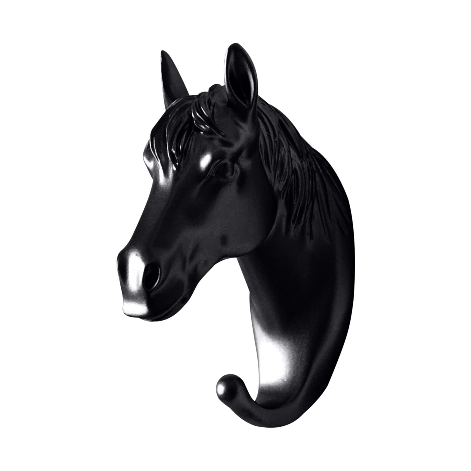 Deer Creative Creative Hook Hanging Decorative Head Wall Hook Black