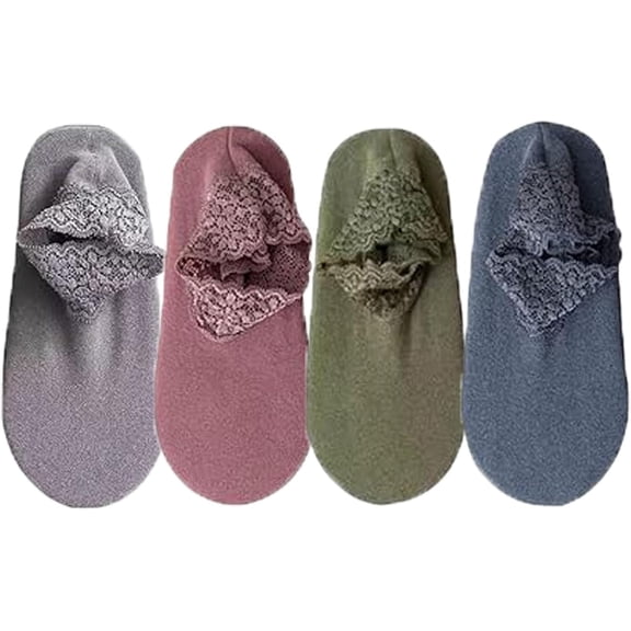 Fashion Lace Warmer Socks, Autumn，Ruffles and Winter Lace Warmer Socks, Cotton, Non-slip, Machine Wash，Suitable for women