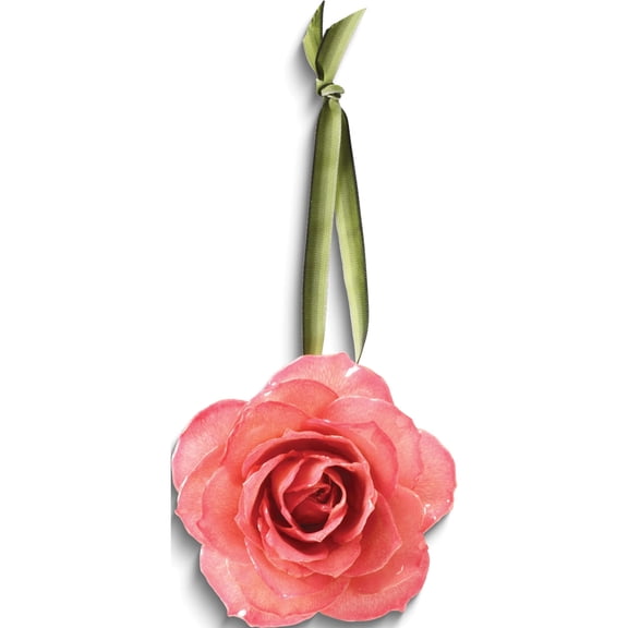 Fashion Lacquer Dipped Pink Decorative Rose (82 X 84) Made In Thailand gm3914