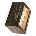 thumbnail image 1 of Fashion Lacquered Ebony Burl Finish Dual Watch Winder (11.75 X 6.5) Made In China gm8734, 1 of 2