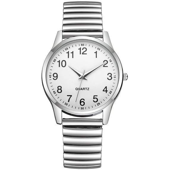 Mzoazpie Fashion Ladies Women Unisex Wrist Watches for Women Stainless Steel Quartz Wrist Watch Men Watch Couple Watch 2025