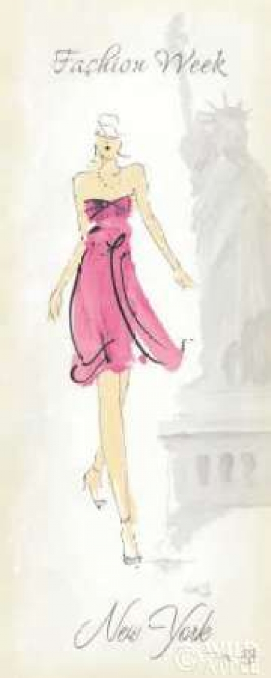 Fashion Lady II Canvas Art - Avery Tillmon (10 x 20)