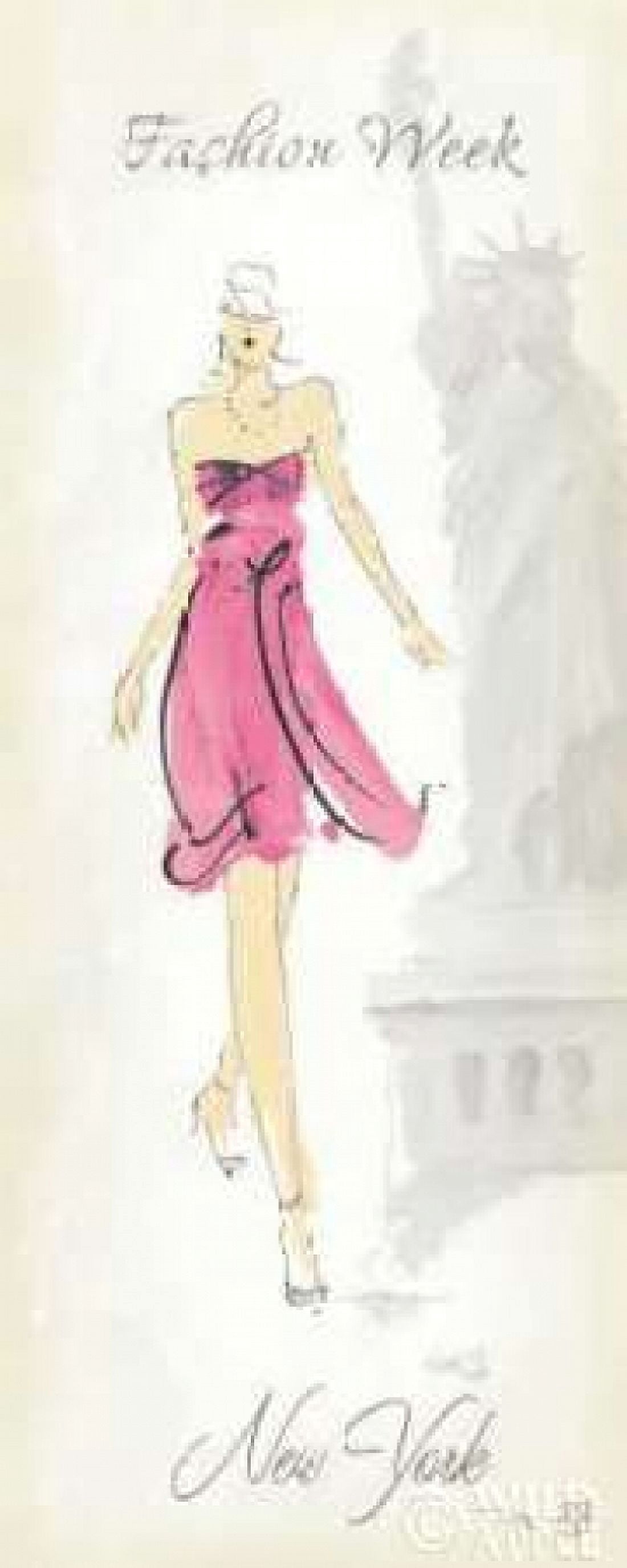 Fashion Lady II Canvas Art - Avery Tillmon (24 x 48)