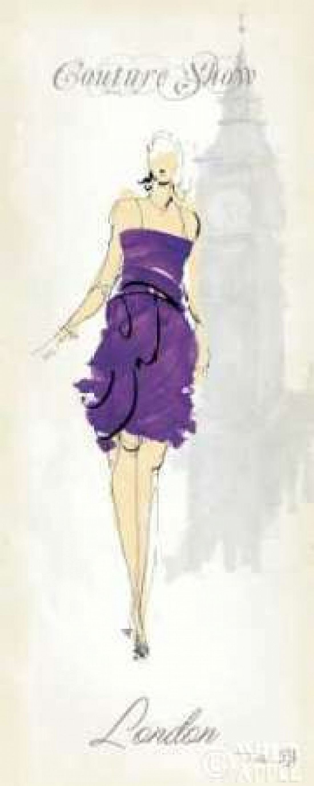 Fashion Lady III Canvas Art - Avery Tillmon (24 x 48)